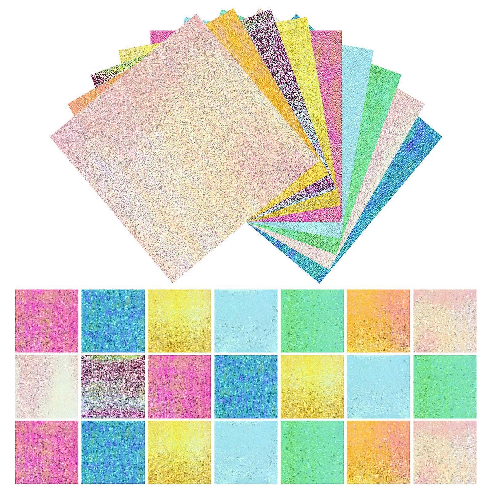 Coloured Craft Paper Square For Camping Friend Gatherings Diy Crafting Assorted Color 50Pcs