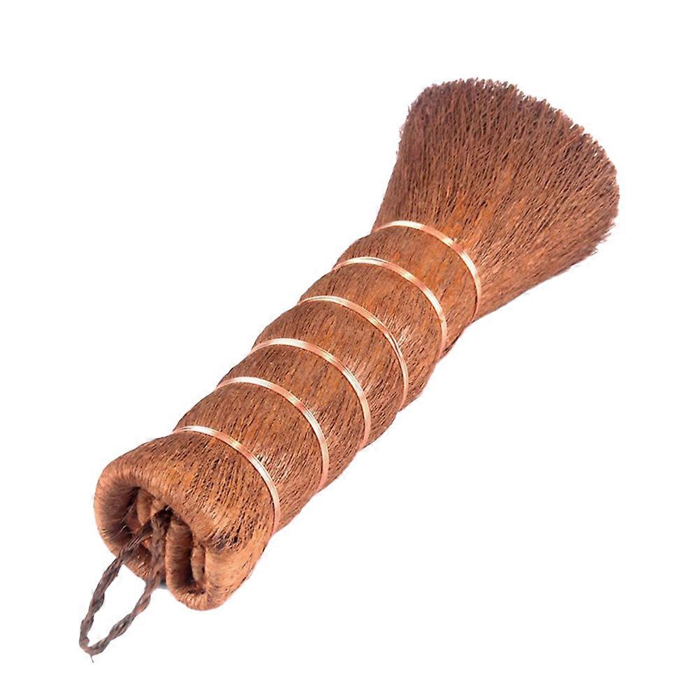 クリーニングブラシ 茶小物 伝統的な茶道スタイル ブラウン 18×7cm メンテナンス 1セット