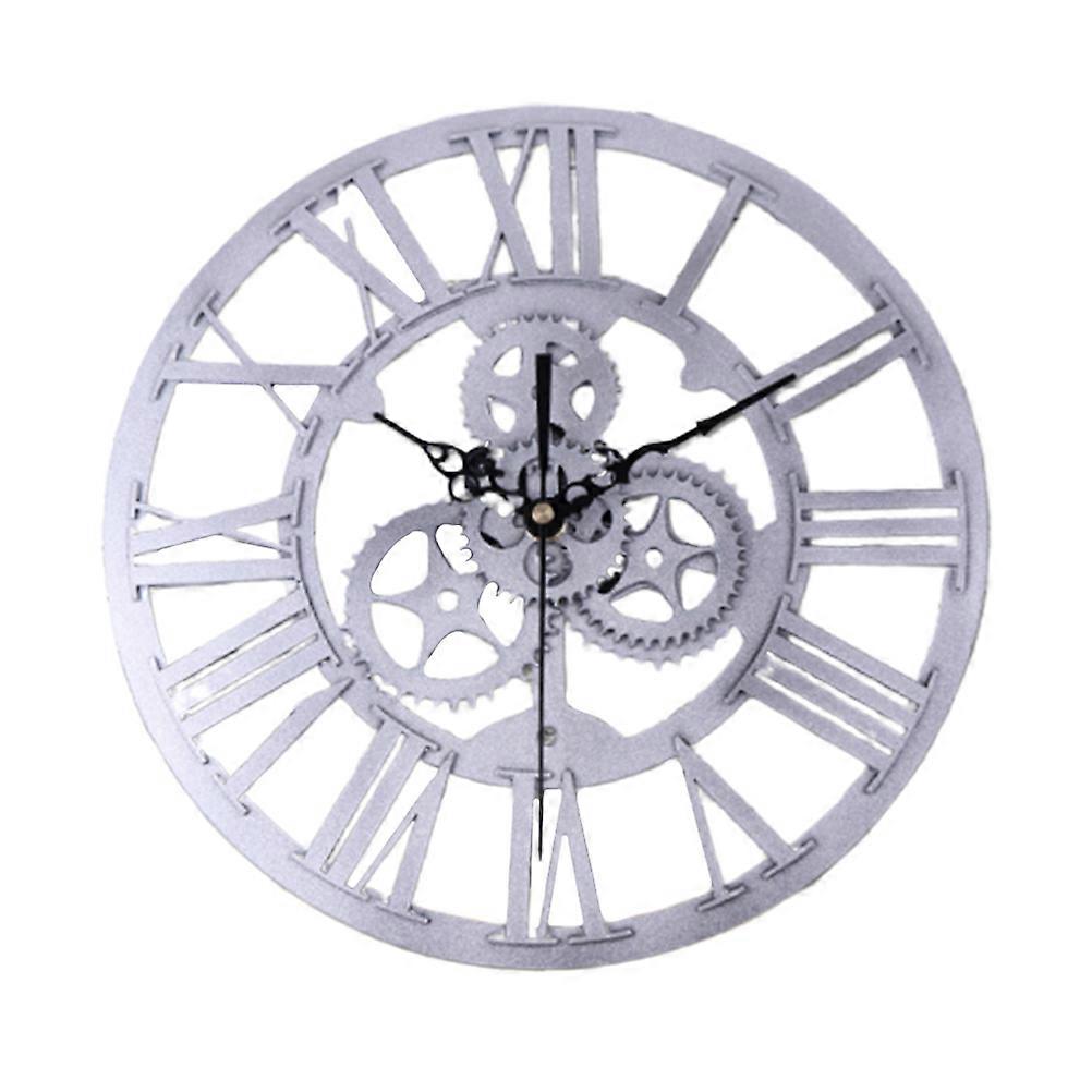Vintage Clock Modern Wall Clock Room Office Timekeeping 1Pack