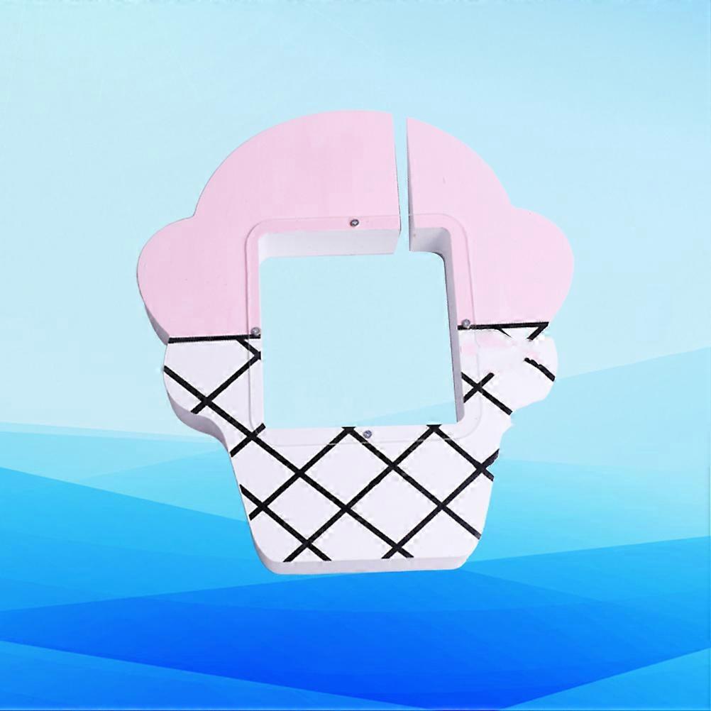 Saving Bank Kid Ice Cream Shaped Saving Pot Cone Shape Child Decor 24x22x3cm 1Pcs