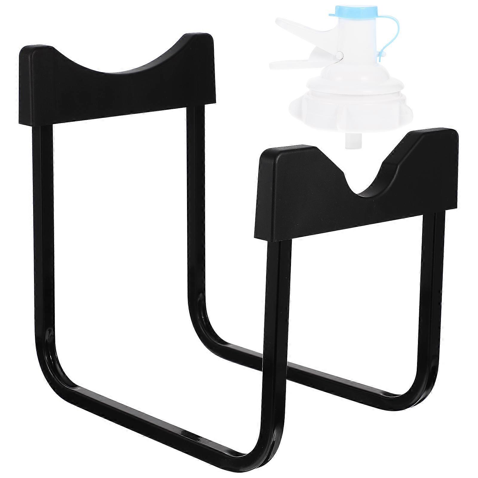 Water Jug Dispenser Stand Practical Water Bucket Bracket Home Use Black 28.00X27.00X20.00CM Stable Support 1 Set