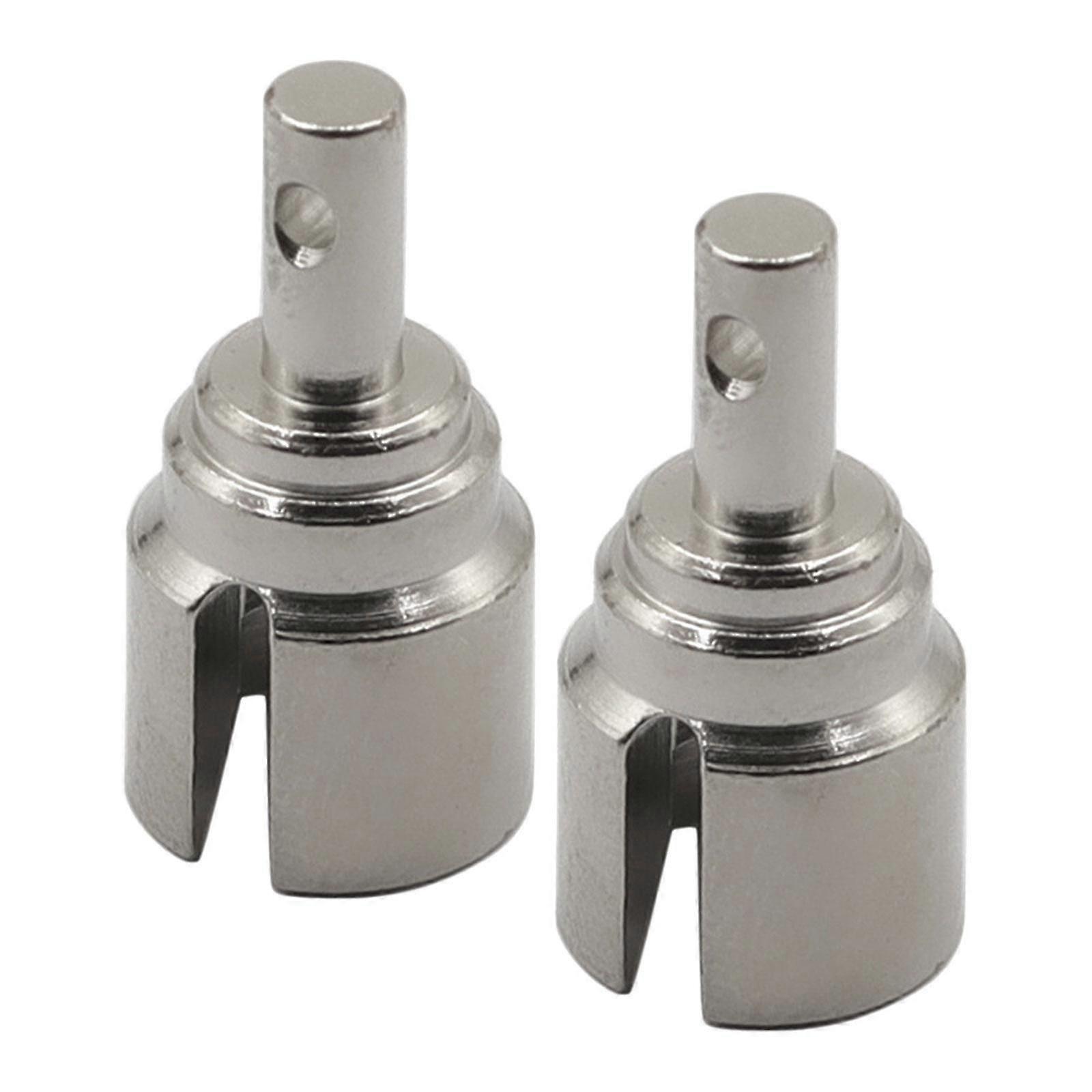 2 Pieces RC Car Differential Cup Steel Strong Accessory for 1:14 16208 14209 black