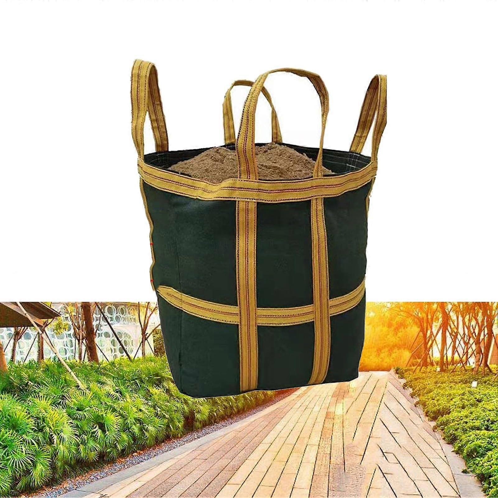 Barrel bag for crane platform forklift, tearresistant, robust bag (80x80x90cm/load 1t)