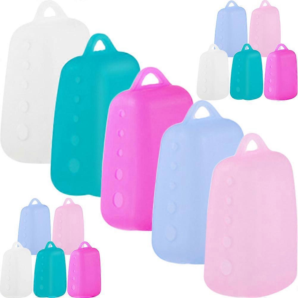 Toothbrush Caps Portable Toothbrush Covers Assorted Color Compact Shape Prevent Dust 15Pcs