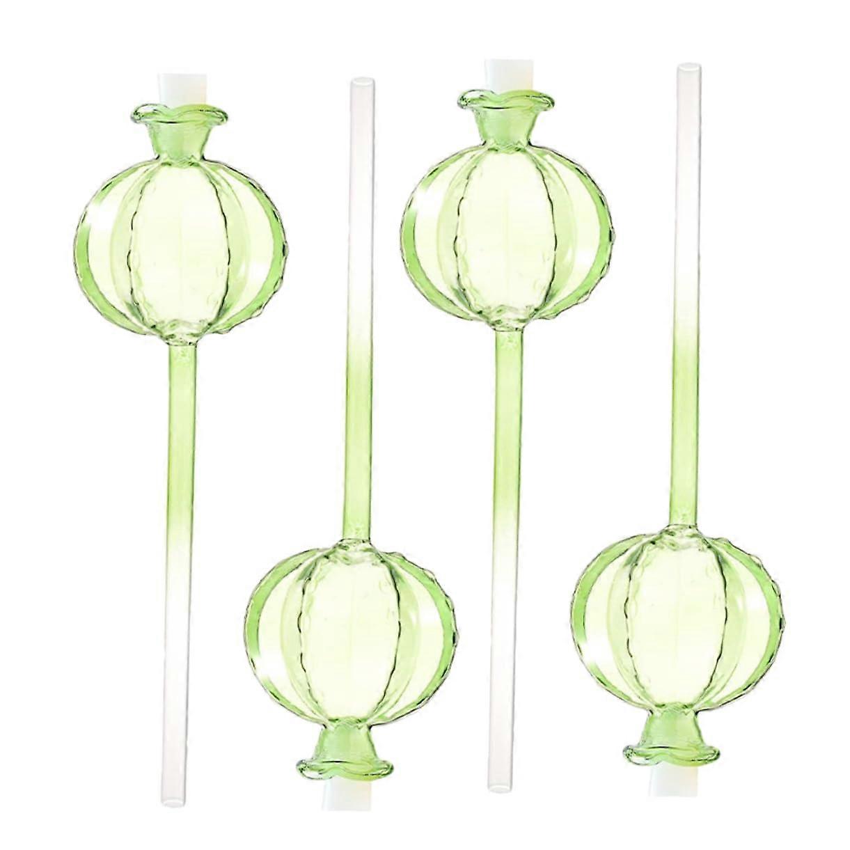 Glass Self-Watering Globes for Indoor and Outdoor Plants, Automatic Irrigation Bulbs for Flower Pots and Bonsai, 4 Pcs