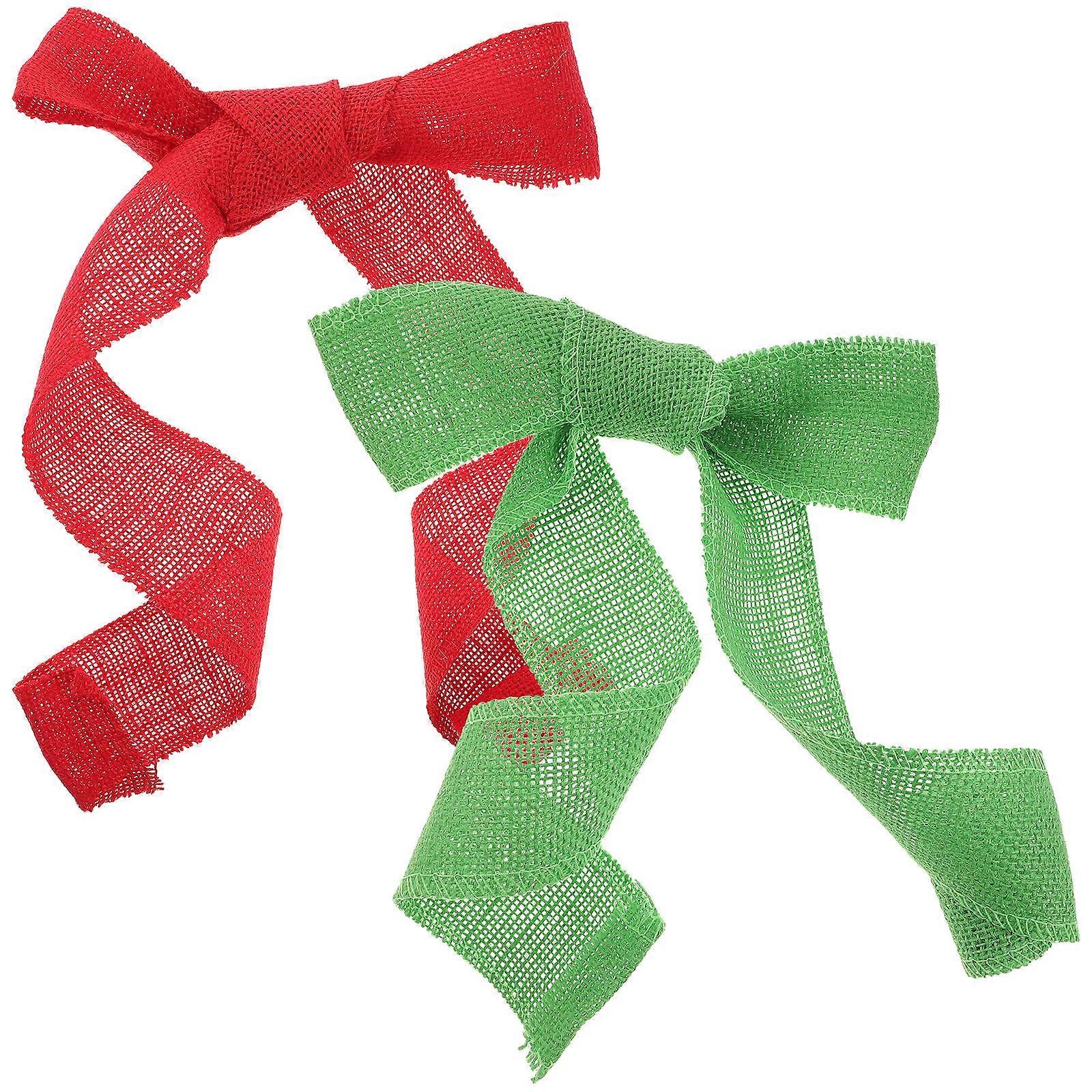 Ribbons for Crafting Jute Burlap Ribbons for Party Decoration Simple 2m Long Wrapping