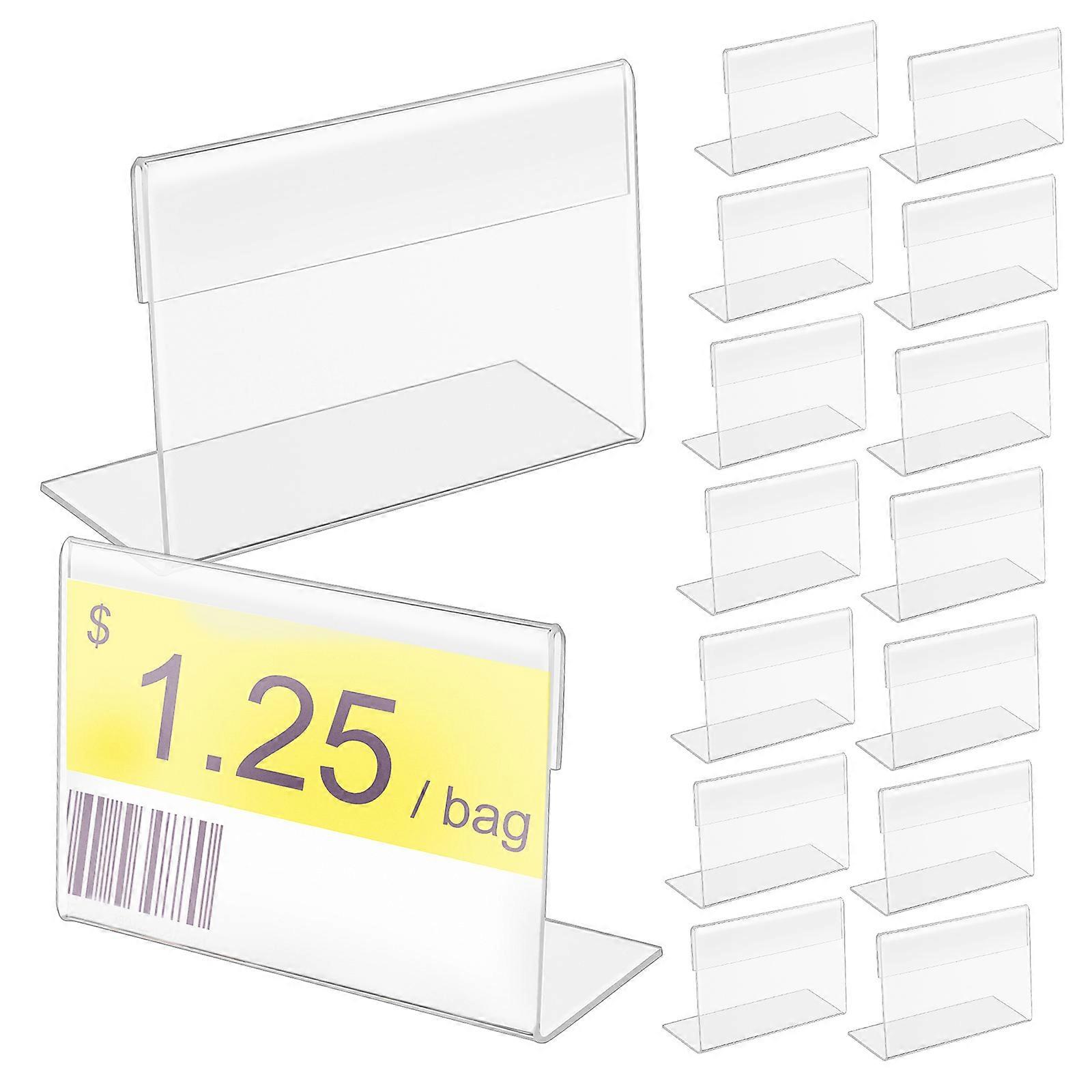 Table Sign Holders Compact Size Sign Visibility For Retail Wedding 30Pcs