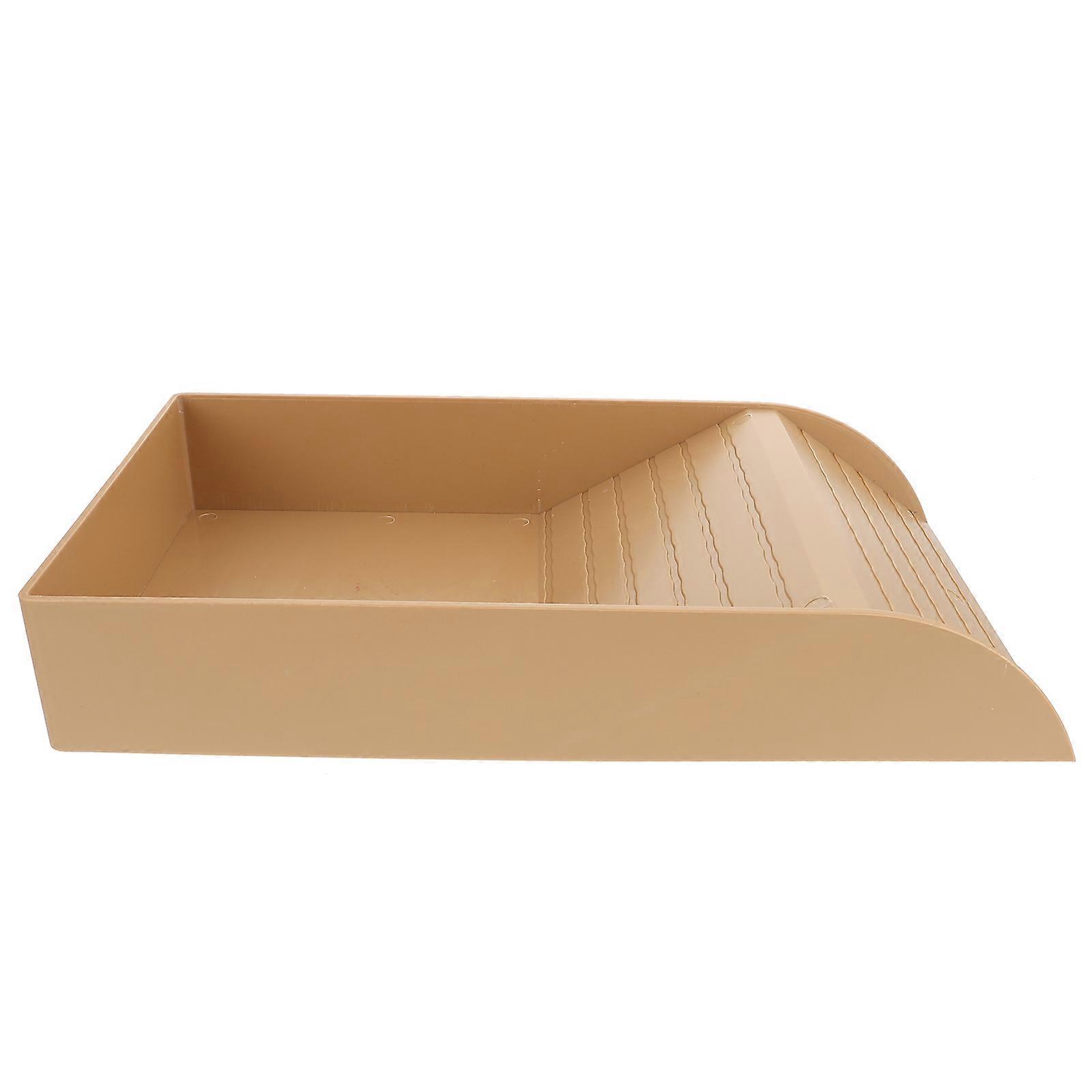 Plastic Reptile Feeder Bowl for Water and Set Turtle Lizard Snake Dish