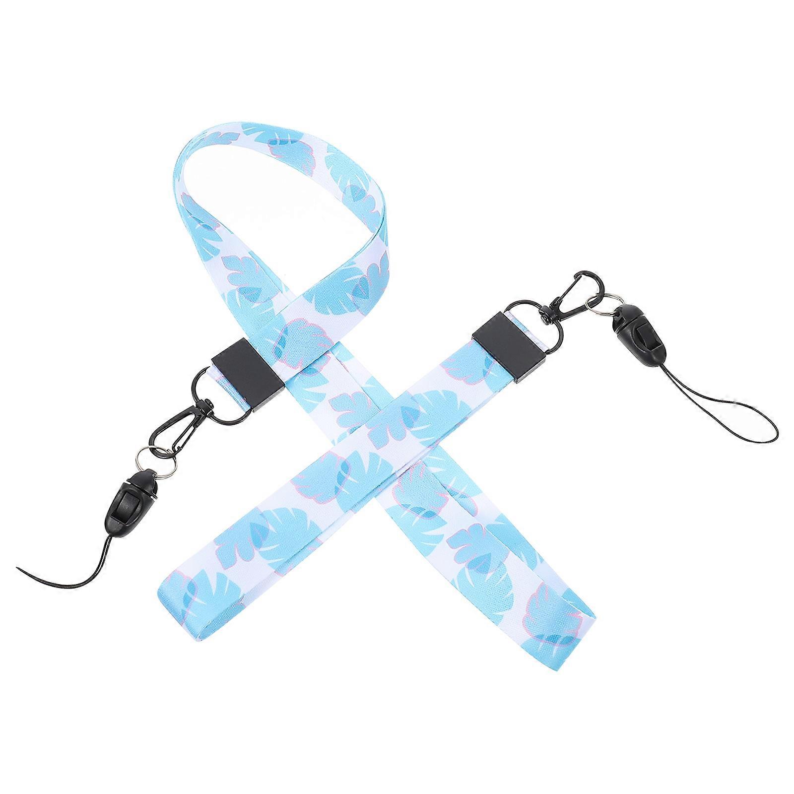 Lanyard for Phone Mobile Phone Lanyards Classmates Daily Use Green 49.00X2.00X1.00CM Carrying MP3 Player 2Set