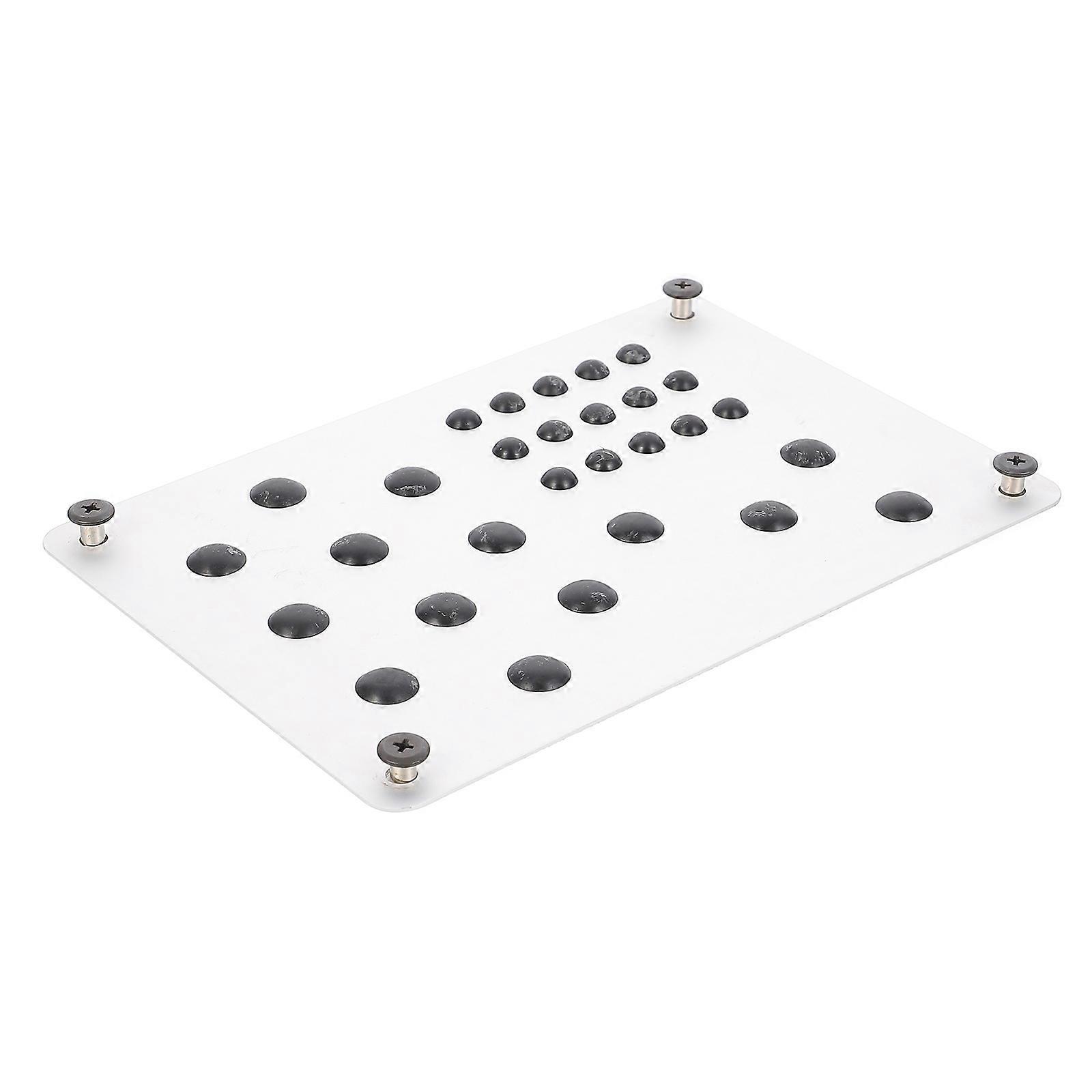 Non Slip Car Floor Pedal Pad with Heel Rest Plate and Screws – Durable Wear Resistant Design for Safe Driving