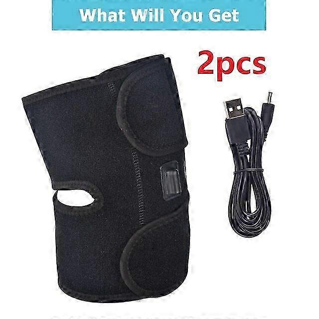Electric Heating Knee Pads for Pain Relief and Joint Recovery Support for Arthritis