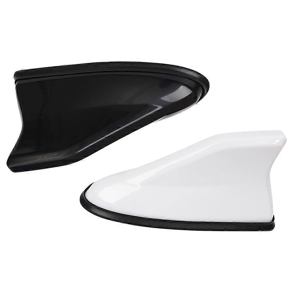 Rear Spoiler Decoration Car Tail Wing Vehicle Stability Improvement For Car Exterior Upgrade 16.00X7.80X7.00CM White Color 2Pcs