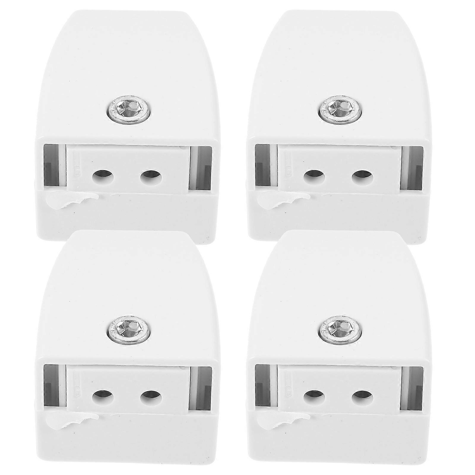 Desk Divider Bracket Easy to Install Sturdy Design Home Use ABS Material 4Pcs