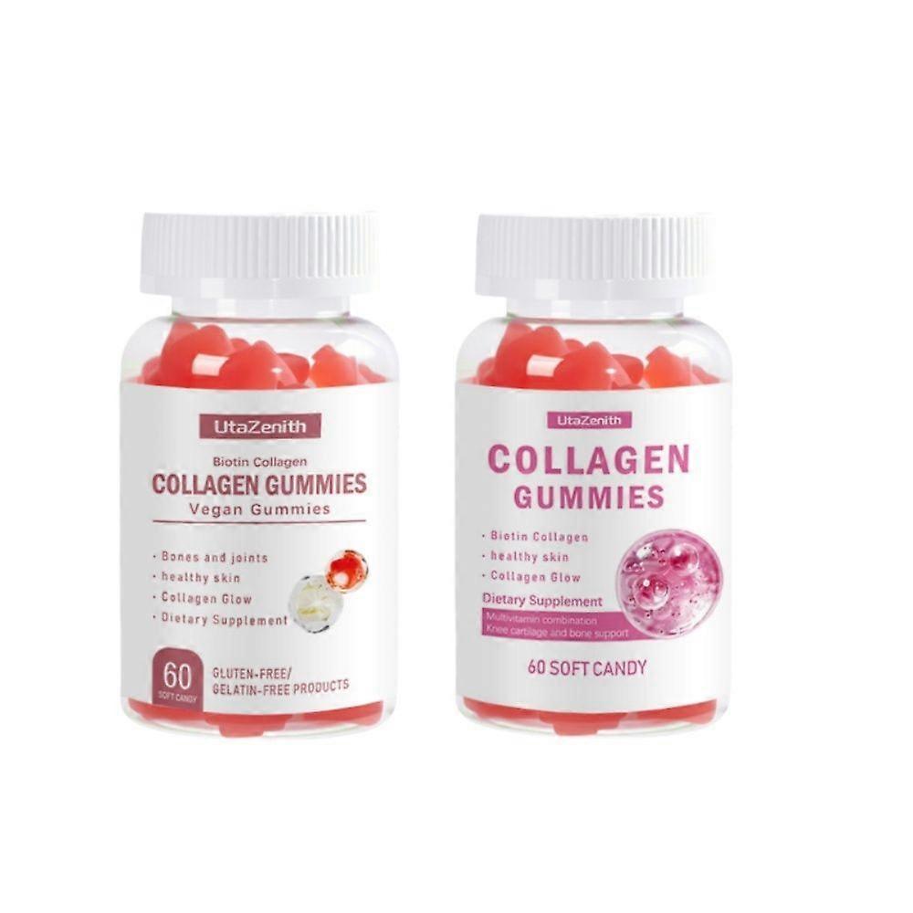 Collagen Gummies, with Vitamin C and B12, Daily Supplement, Combination Pack
