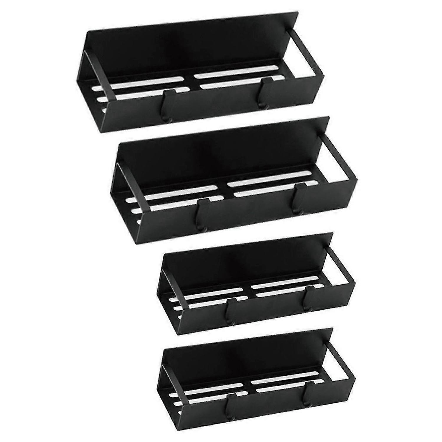 4PCS Spice Racks for Refrigerator Versatile Storage Organizers for Washing Machine Magnetic Shelves