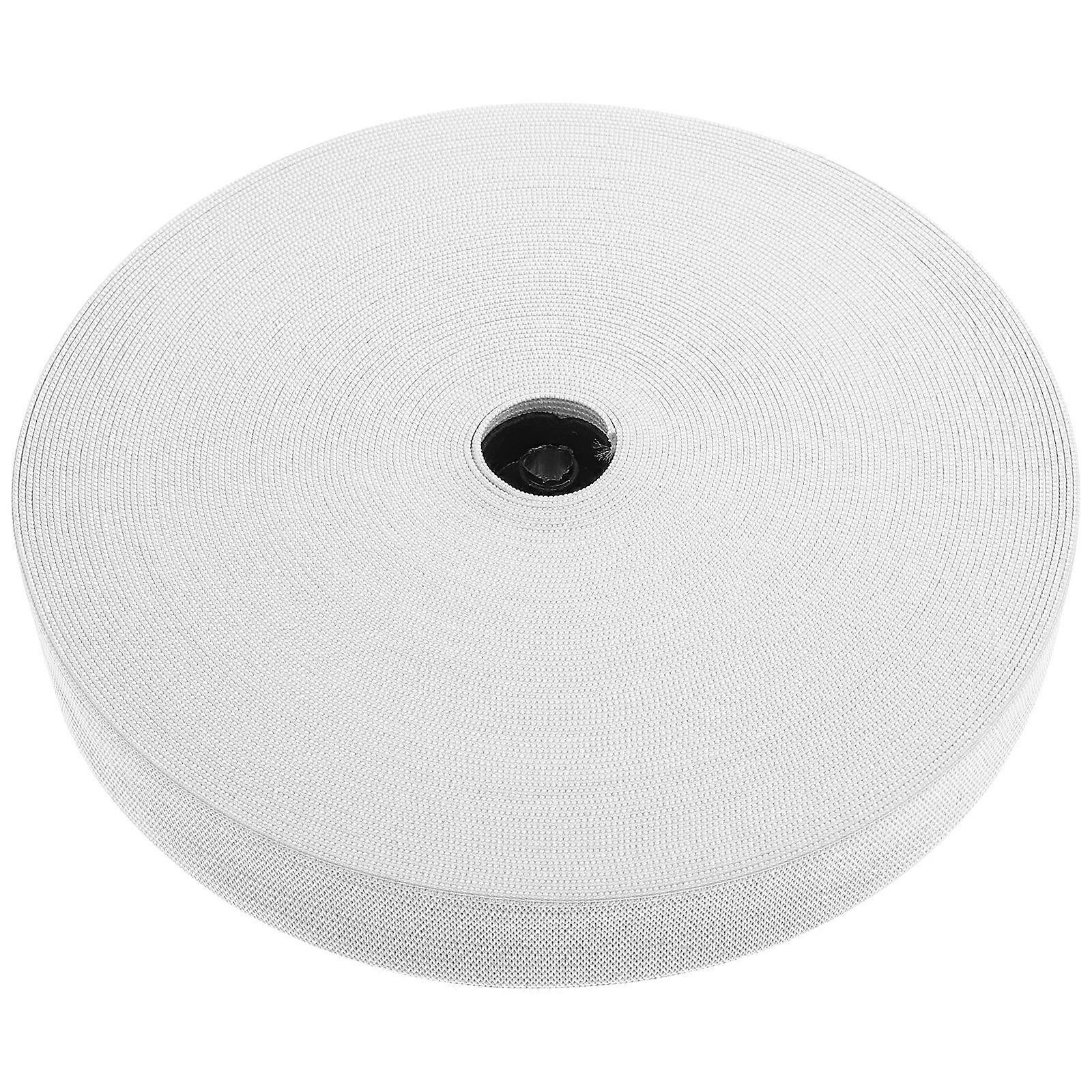 Elastic Band Cuttable Diy Crafts Making White 2000X2.5cm Flat Simple Design 1 Roll