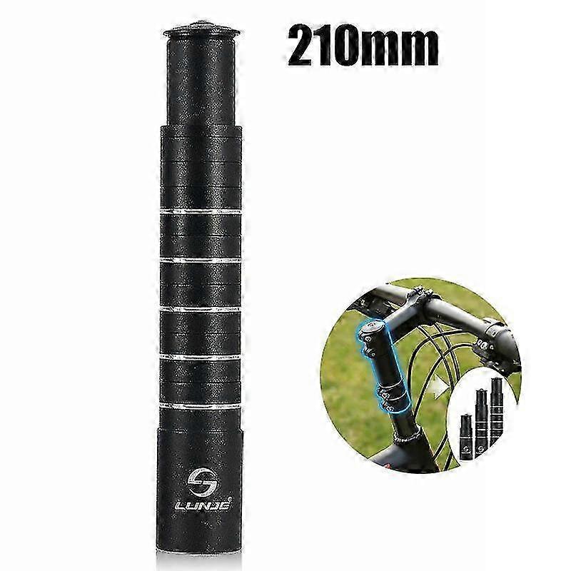 Bicycle Fork Stem Extender Handlebar Riser Extension Adapter for Mountain Bike 210mm
