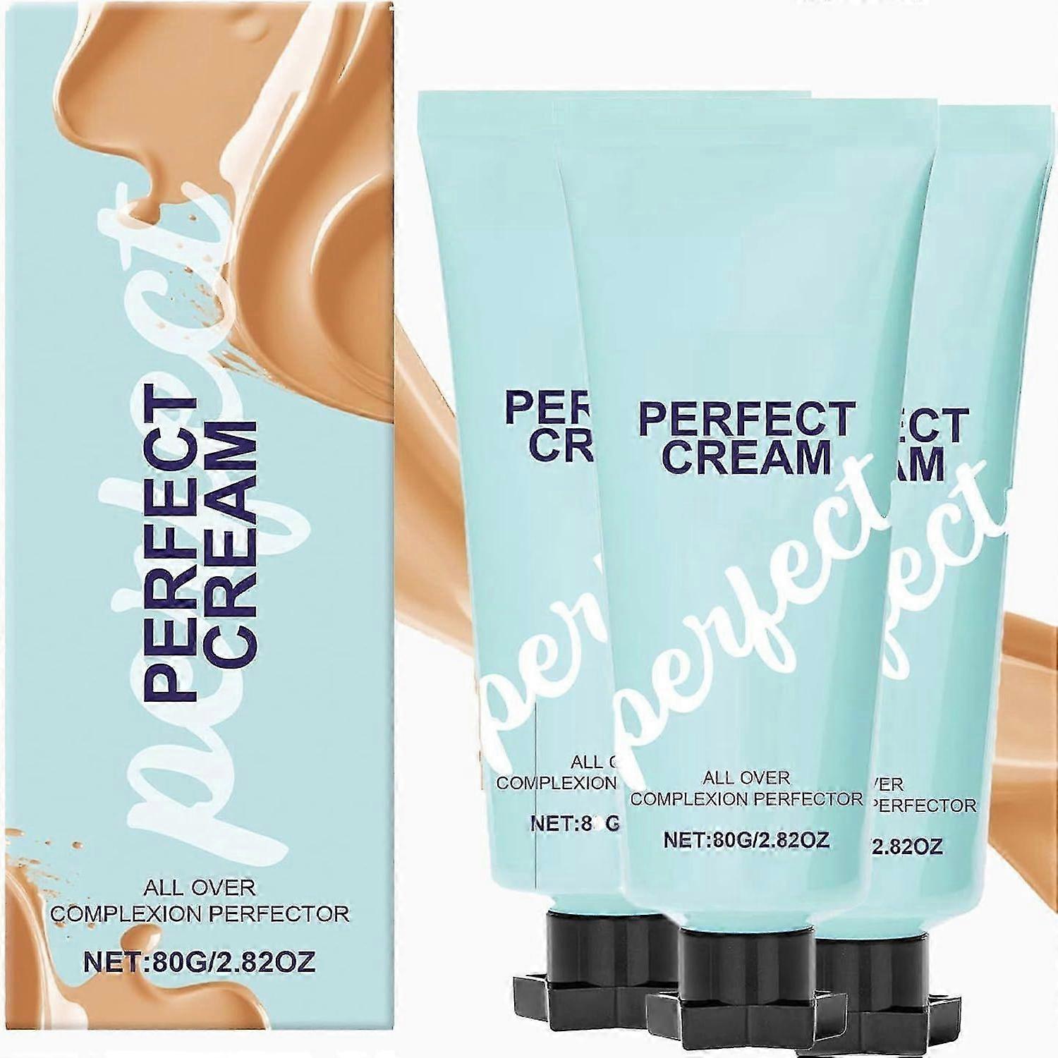 Supreme Creme All-Over Complexion Perfector, Long-Lasting Concealer Cream Foundation, Full Coverage Concealer - Waterproof, Suitable for Face and Body