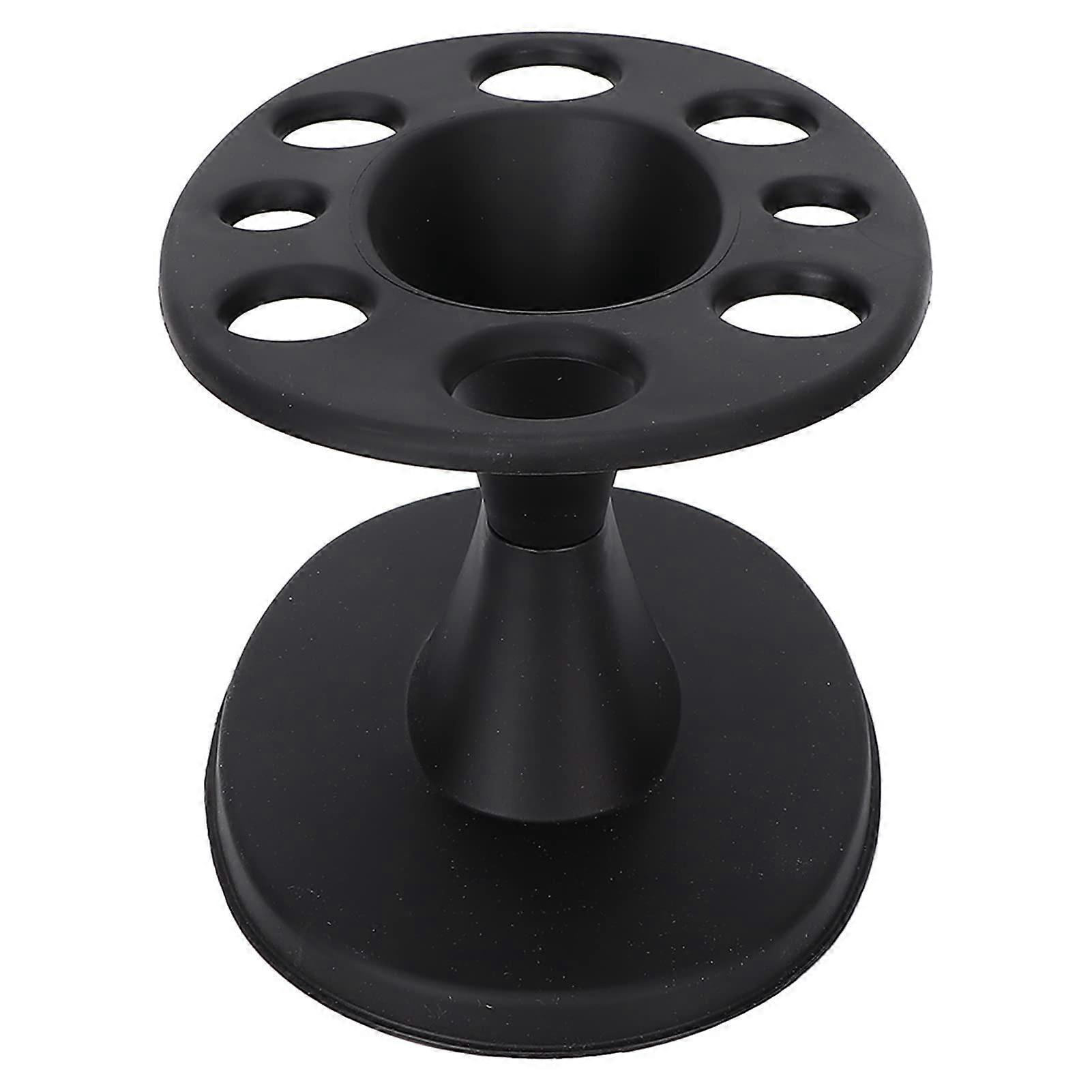 Multi-Slot Barber Comb Organizer Rack ABS Material With Center Mesh, Large Capacity For Clippers, Scissors, Combs