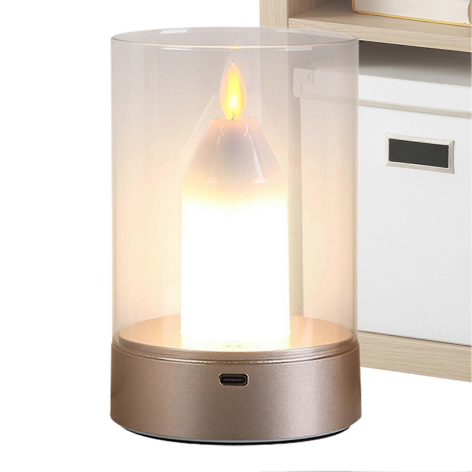 Touch Table Lamp, Cordless, 3 Brightness Modes, Portable Ambient Light for Living Room, Kids, and Bar Decor