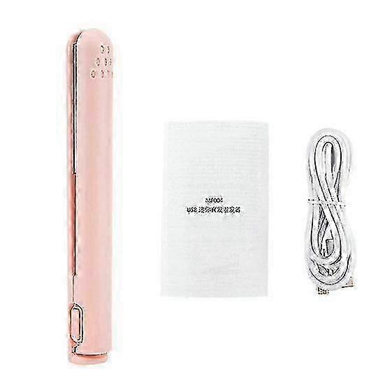 2025 Mini fer à friser portable rechargeable USB à double usage Bigoudi à lisser pour un coiffage en douceur et en toute sécurité