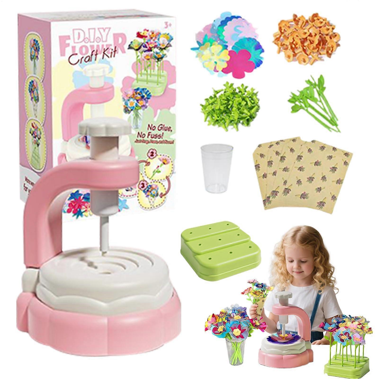Blumen Bastelset Creative Craft Kit for Flower Arranging Educational for Ages 4