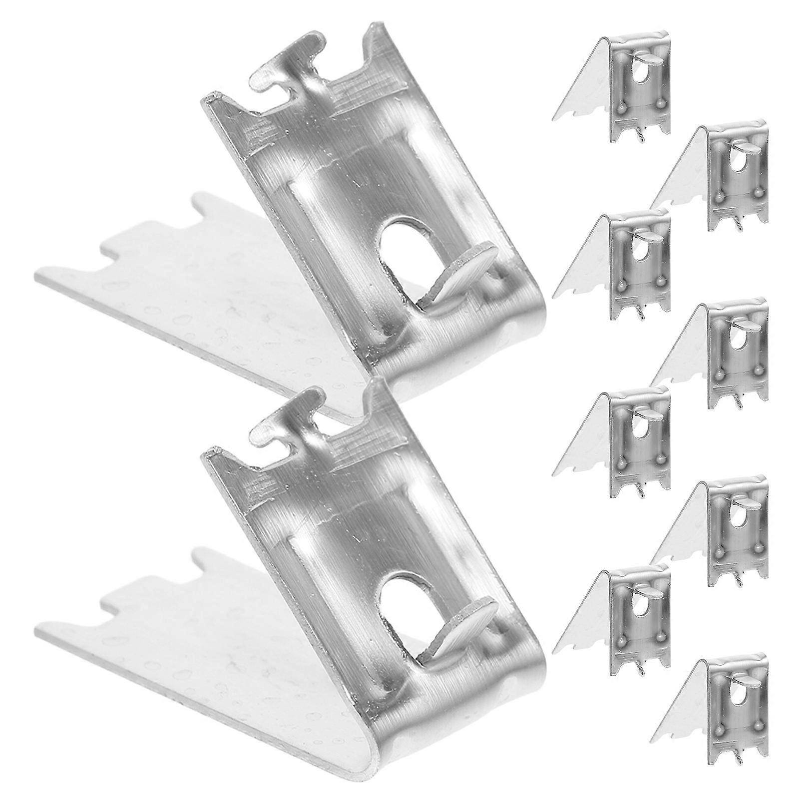 Stainless Steel Refrigerator Clips – Durable Shelf Support for Fridge and Freezer Organization, Space Saving Design for Home and Commercial Use