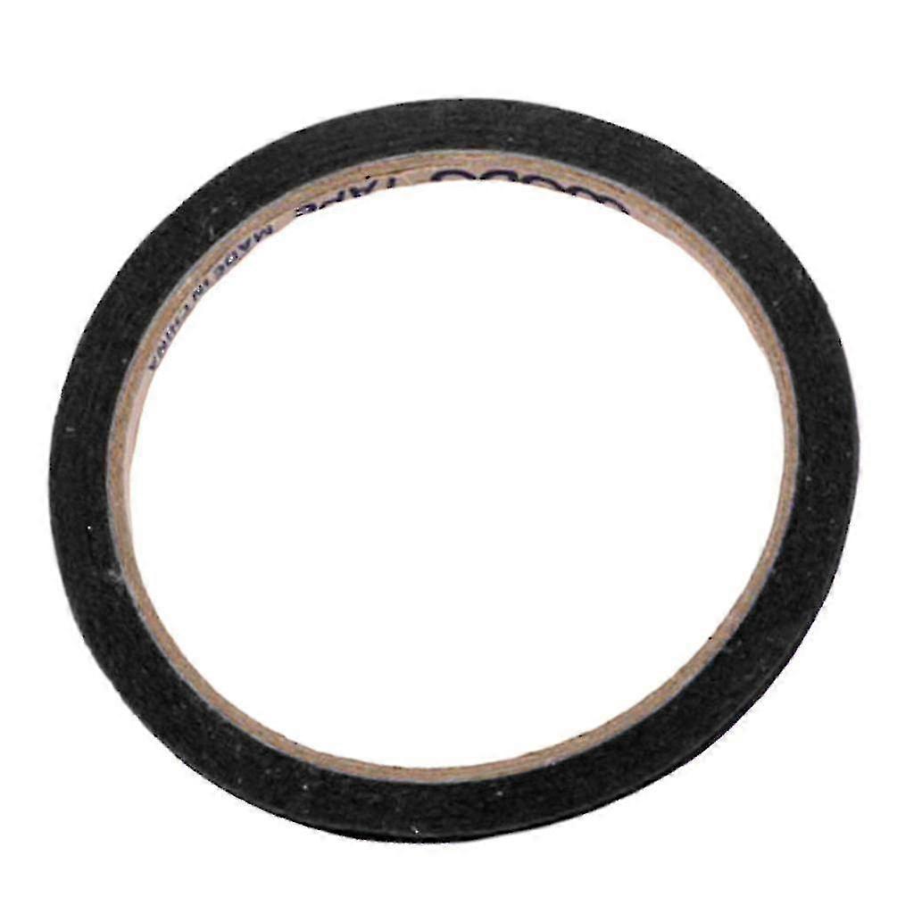 10pack Thin Draping Tape 3mm Mannequin Marking Tape Self-adhesive Artist Tape Banmo(Black)