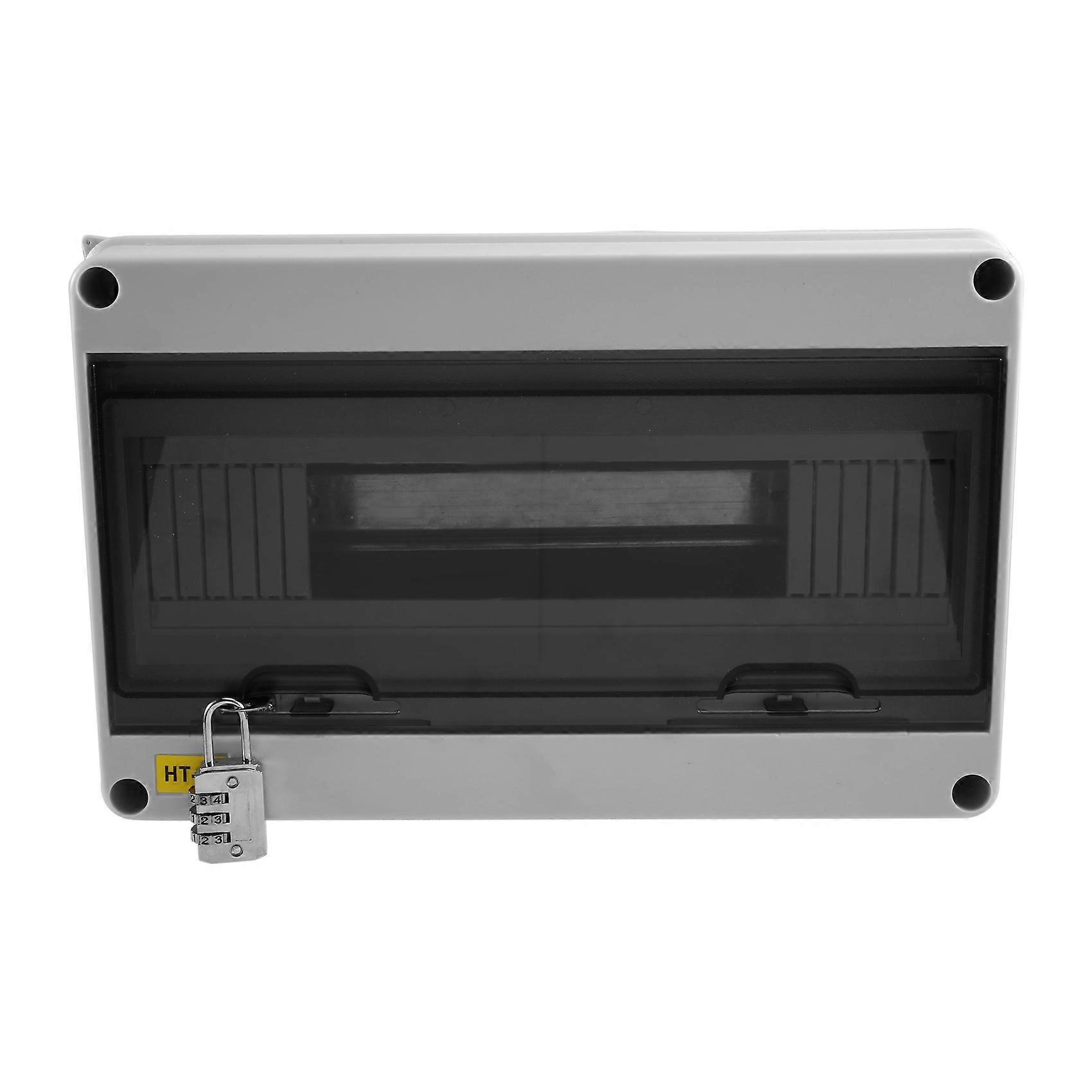 HT Series Junction Box 15WAY IP65 Waterproof Distribution Box Outdoor ABS Electrical with Lock for Circuit Breaker