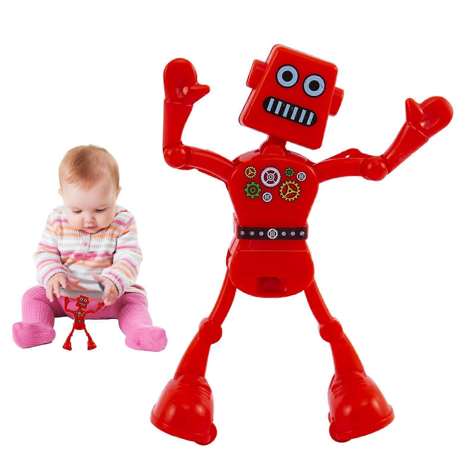 Windup Toys, Dancing Robot, Fun Interactive Portable WindUp Toy, Colourful Dancing Movement