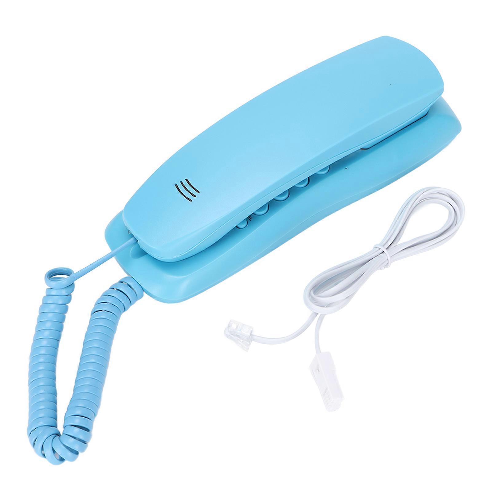 Office Telephone On Hook Landline Phone Mute Redial Function Music Ringtone Compatible with P/T Dialing