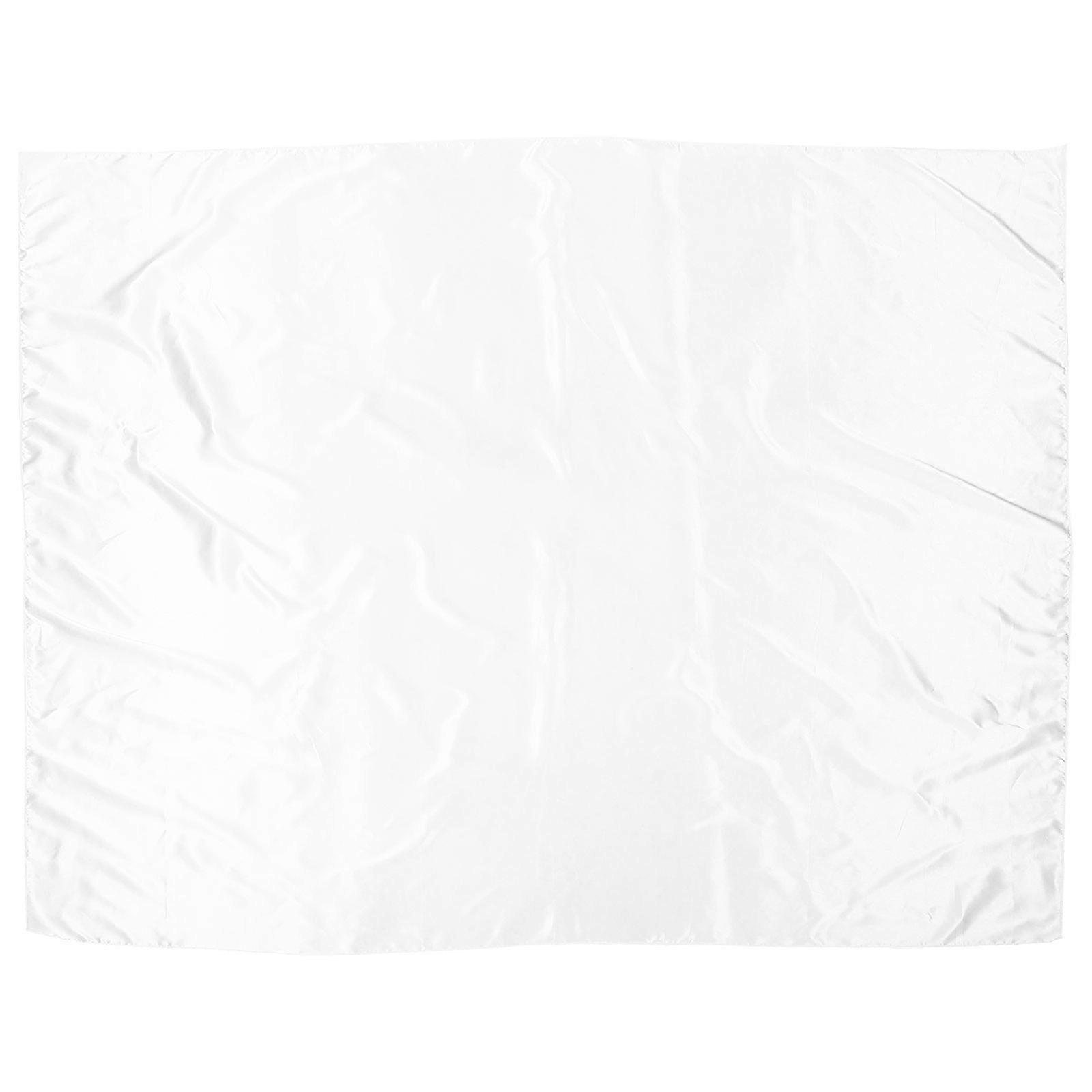 White Tablecloth Rectangular Polyester Table Cover Protective Cover For Event Planners 1Set