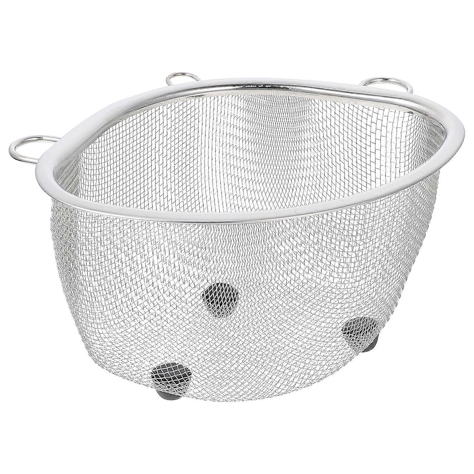 1Pc Stainless Steel Draining Basket Creative Kitchen Triangular Sink Basket