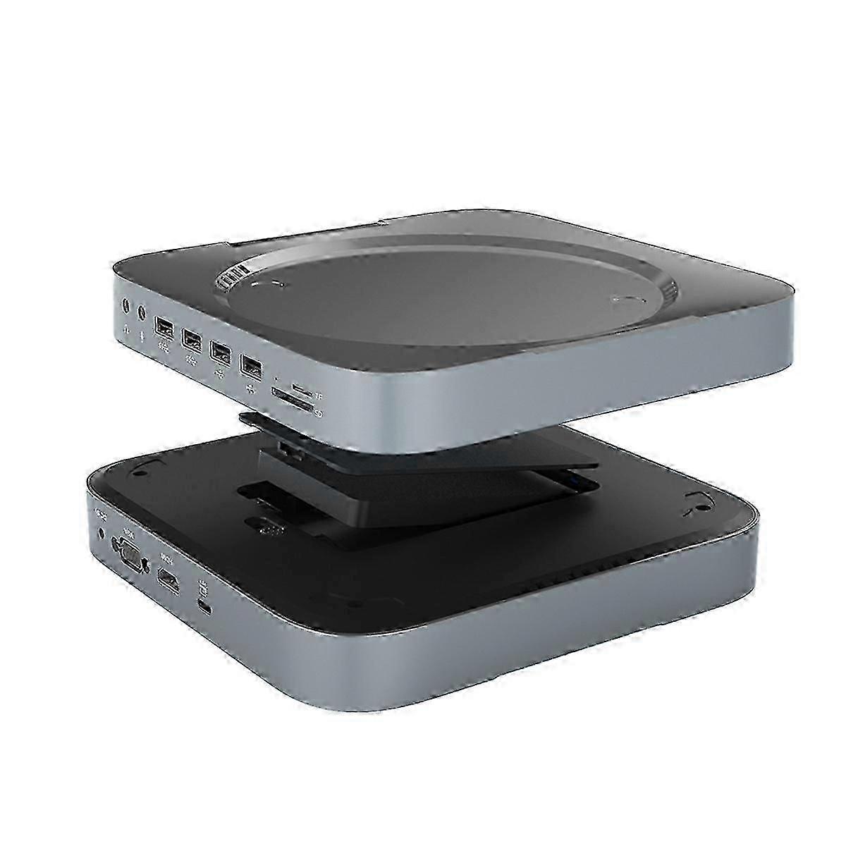 12 in 1 Hub SSD USB C Dock HD Hard Drive Docking Station with HDD Box Laptop Accessories for Mini js