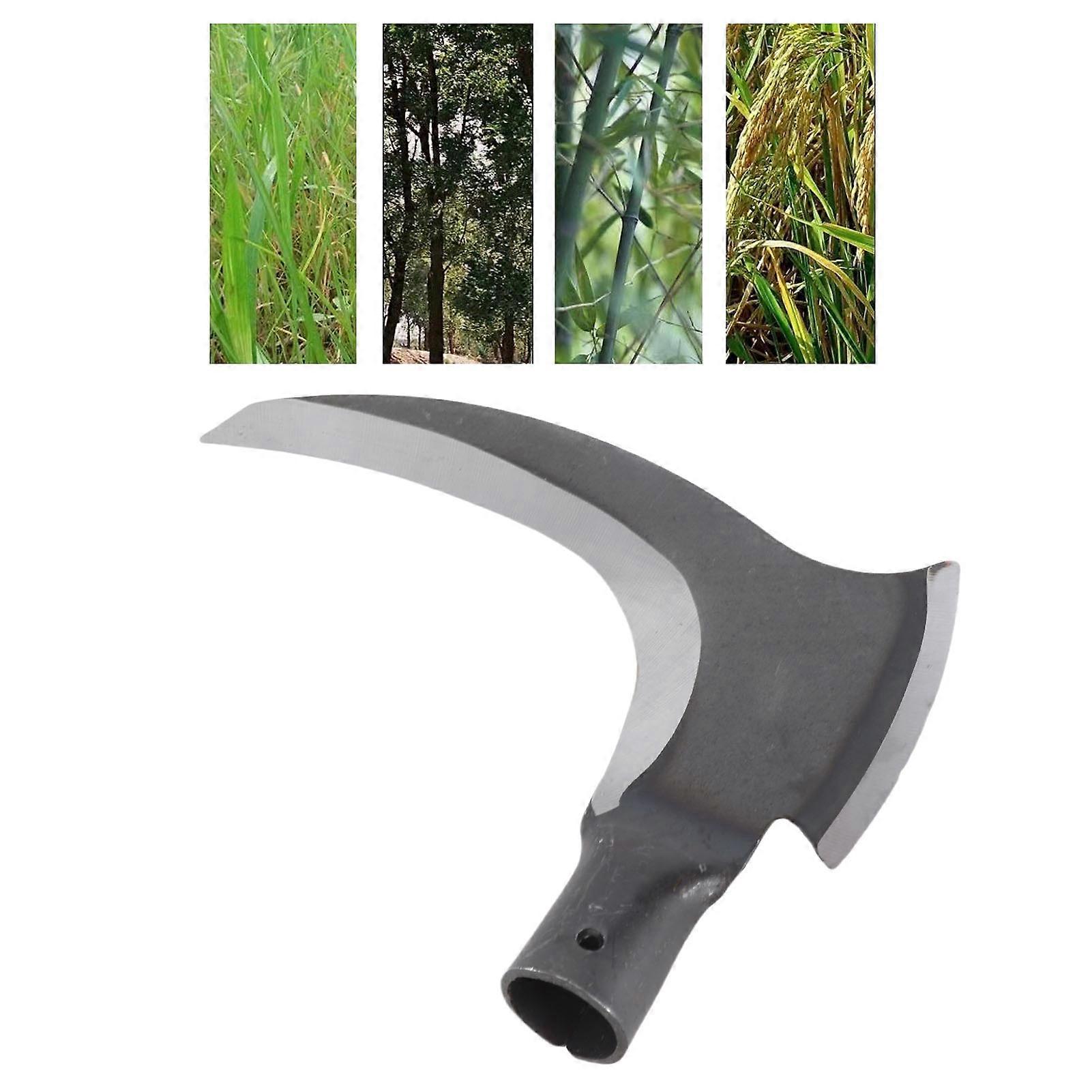 High Manganese Steel Double Scythe Multifunctional Mowing Cutting Trees Double Sickle for Gardening Tools Single Cutter Head