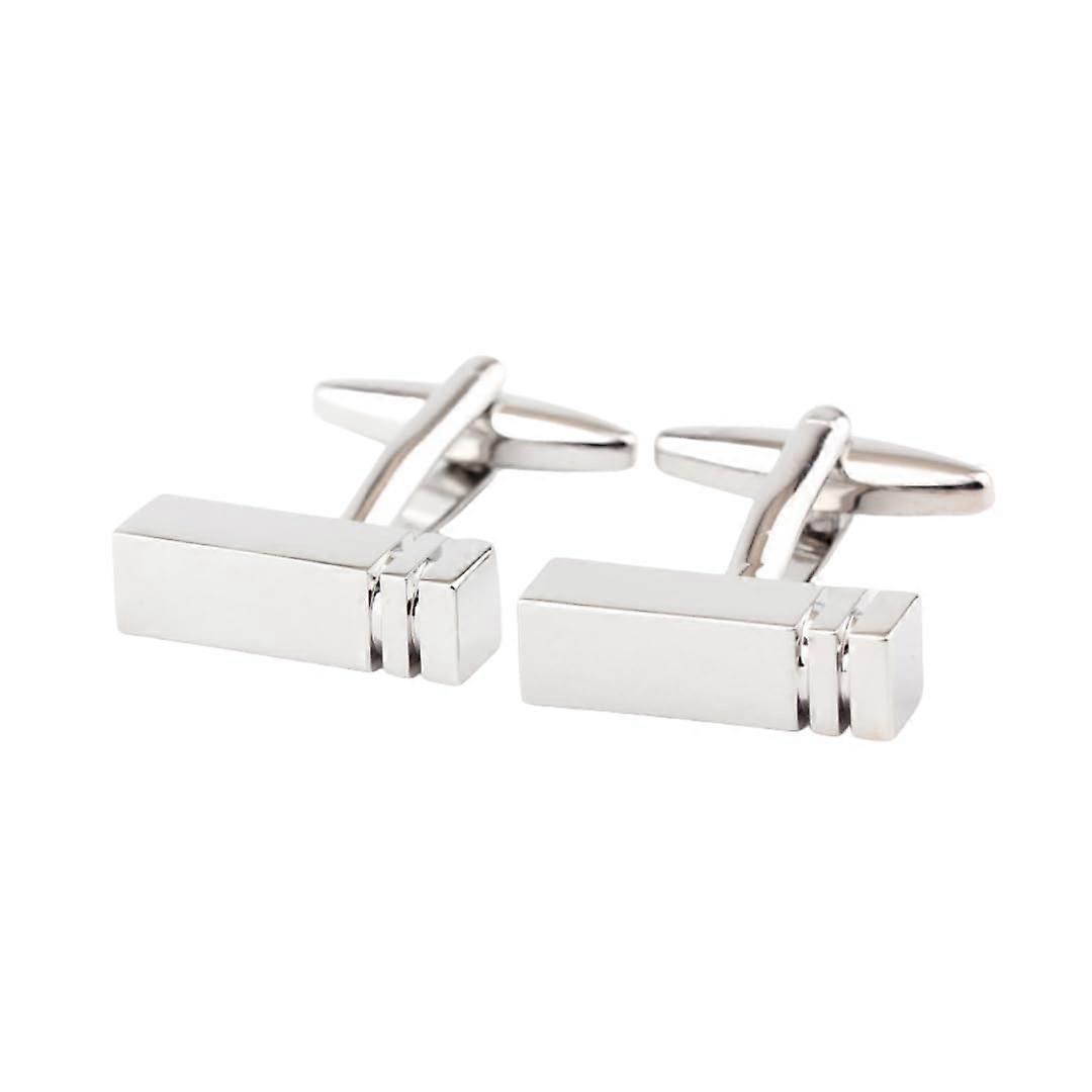 Cufflinks for Men 1 Pair Rectangular Shiny Cufflinks Cufflinks for Men Cufflinks