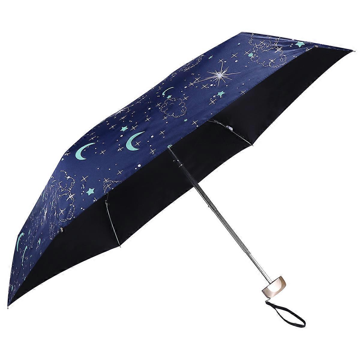Pattern Sunshade Umbrella Durable Fashion UV-Resistant Folding 1Pack