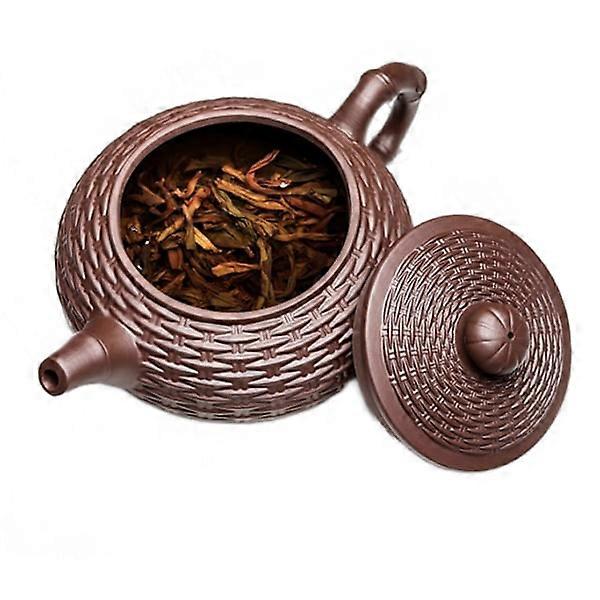 Handmade Bamboo Xishi Teapot Filter Large Teapot Ceramic Tea