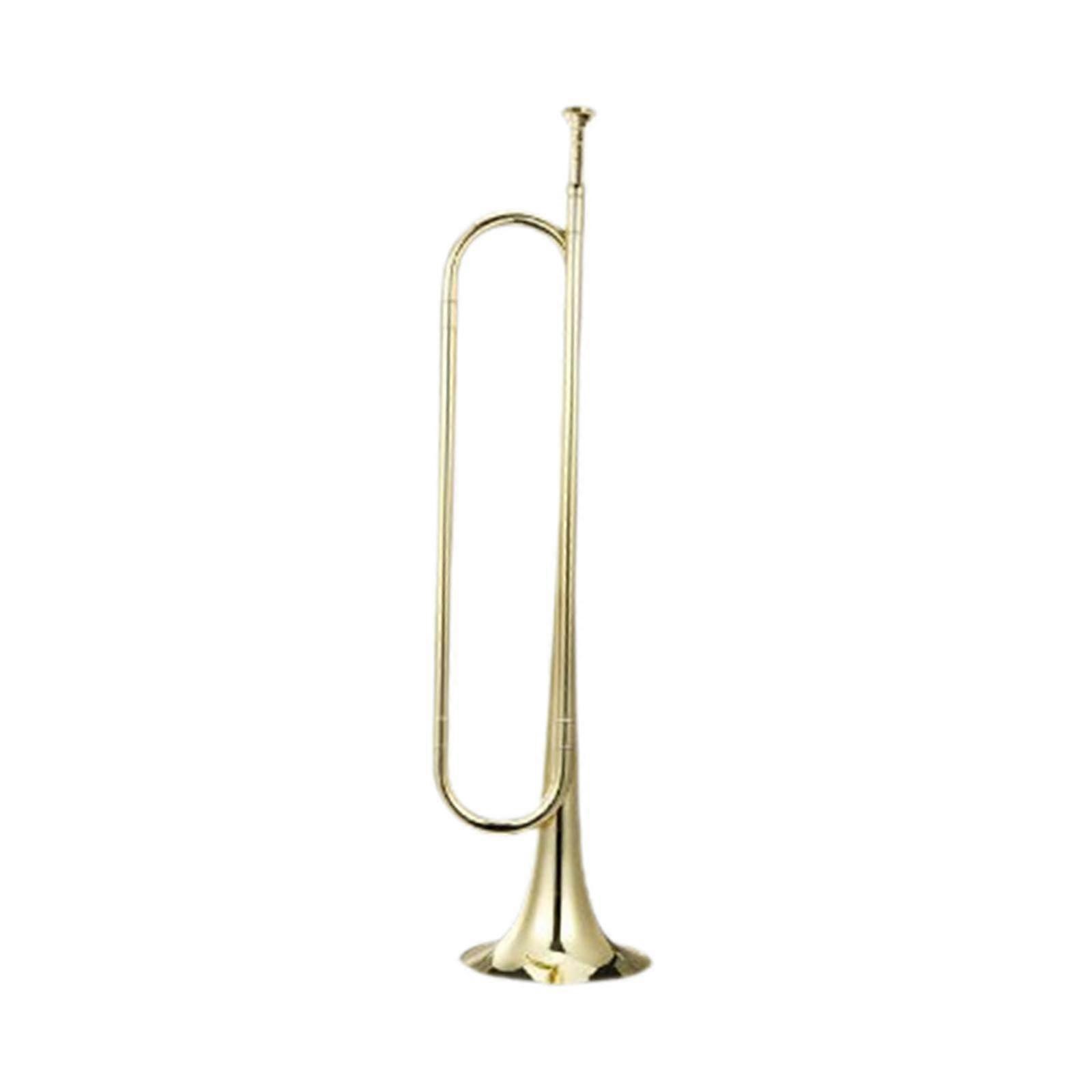 Cavalry trumpet with mouthpiece for brass band and performances by beginners and adults, golden B