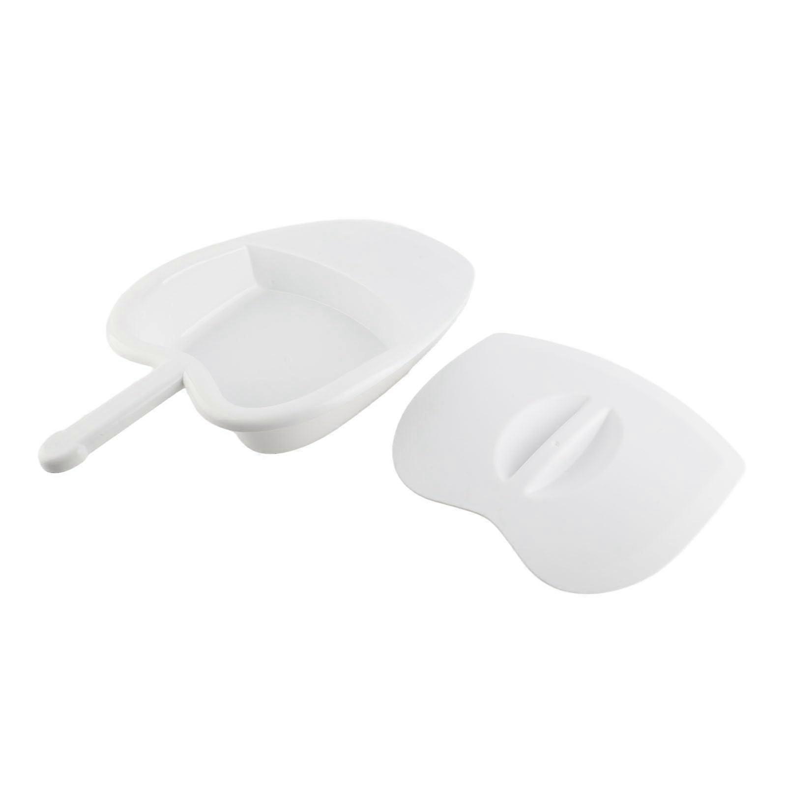Bed pan with soft cover, practical urine and intestinal care, for elderly pregnant women, bedridden patients, plastic material, 50 x 30 cm