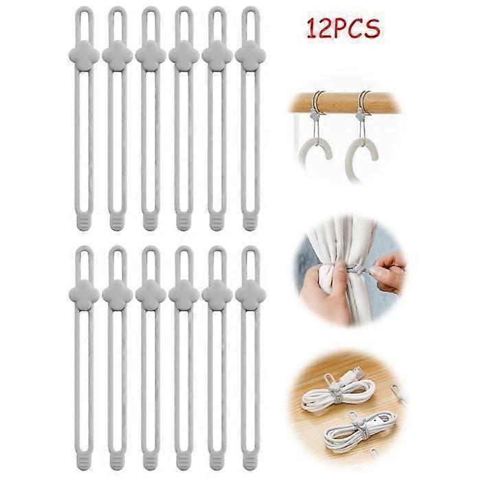 Cable Clips,Silicone Cable Ties,Headphone Cable Straps,Cable Ties,Data Cable Winder,Order