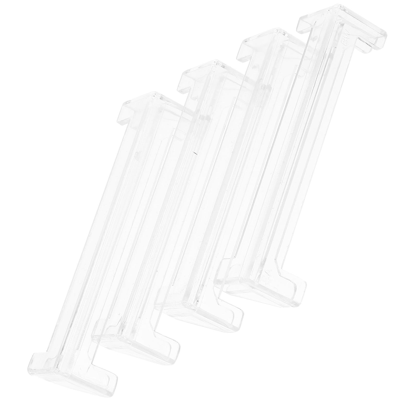 4pcs Transparent Vertical Blind Valance Corner Connectors Plastic Adapters for Vertical Louvers Blinds Accessories Hidden Design