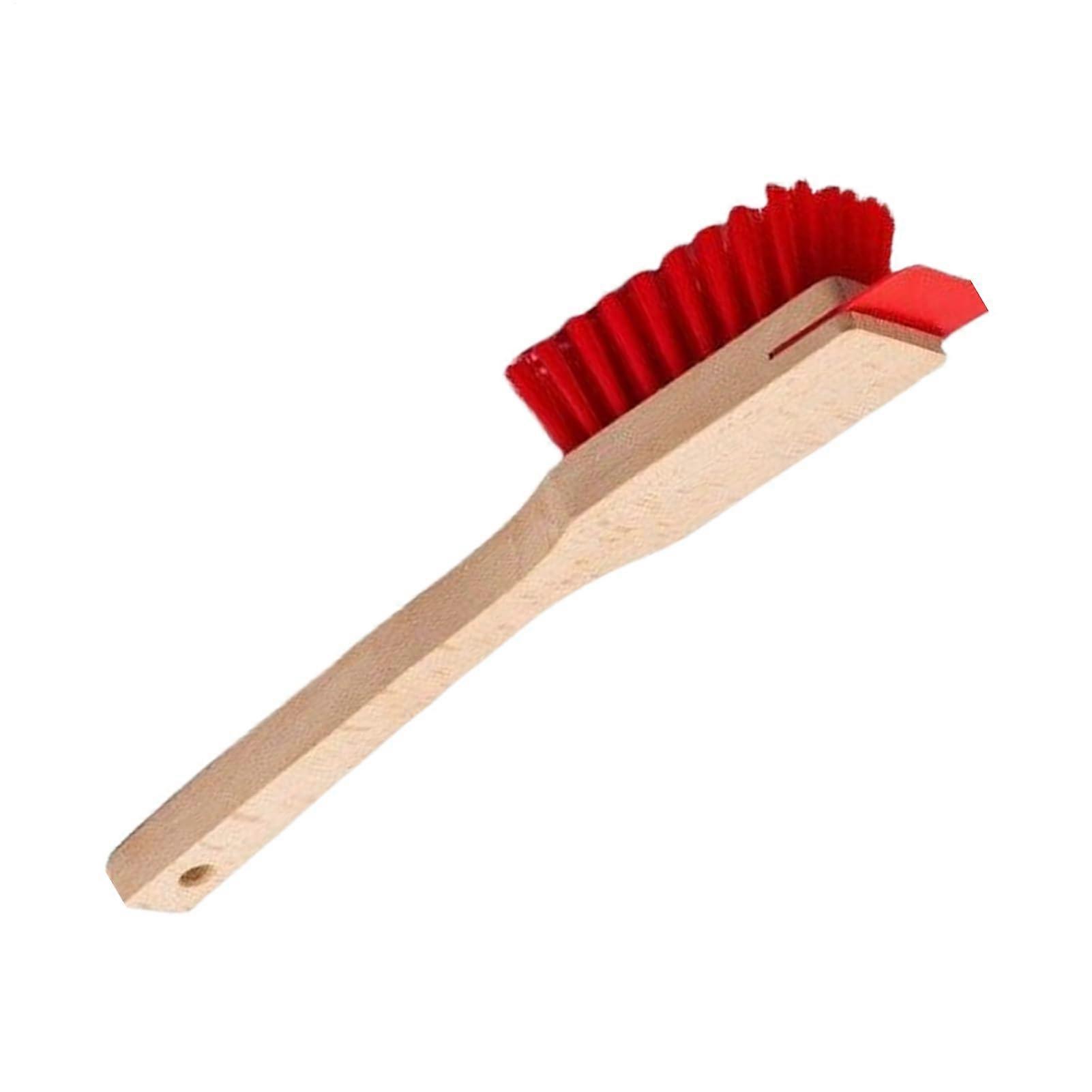 Lawn Mower Scraper Tool  Long Handle Brush with Strong Bristles for Garden