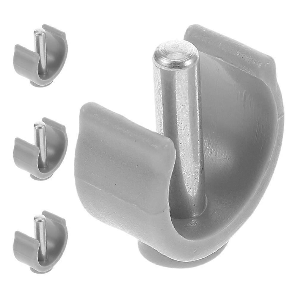 C-Shape Latch Clamp Walking Stick Accessories Secure Fit For Elderly 4Pcs
