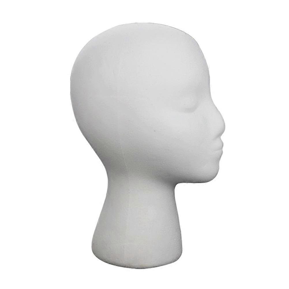 White Female Mannequin Head for Displaying Wigs Hats and Accessories Ideal for Salon and Home Use