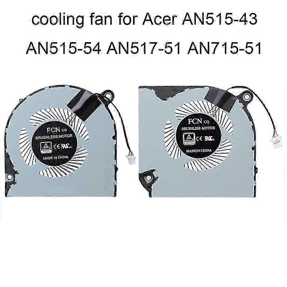 Computer Notebook Kühler Lüfter Radiator GPU CPU Lüfter für Acer Nitro 5 AN515-43 AN515-54 AN517-51 Nitro 7 AN715-51 N18C3CPU GPU BOTH SZRH A-J