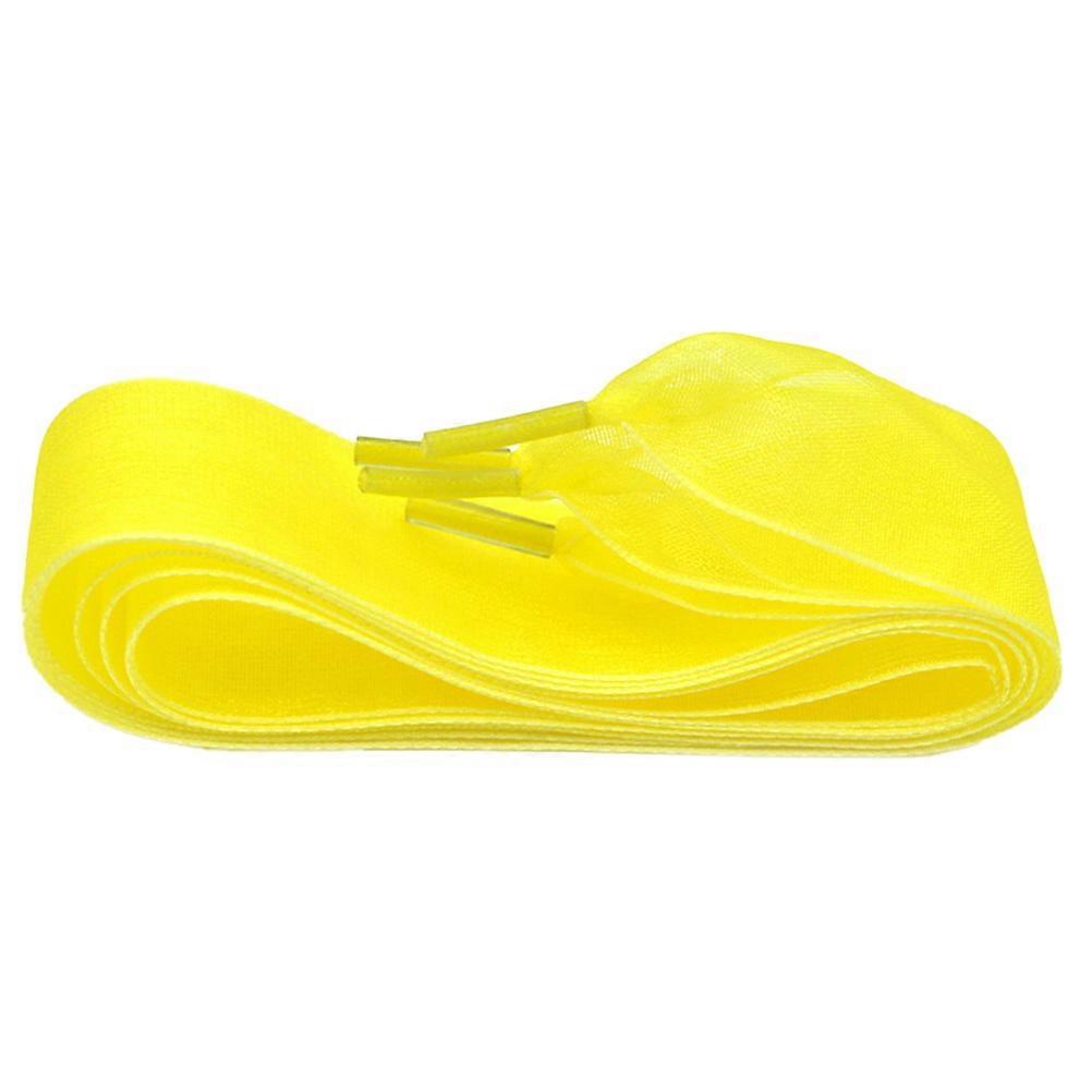 Shoe Strings For Athletic Shoes Green Chiffon Shoelace Style Flat 6Pairs