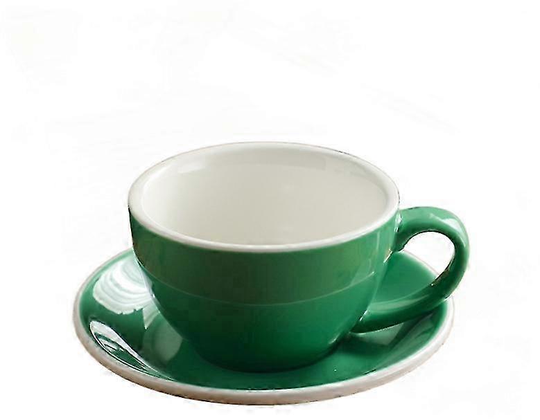 2025 200ml Cup and Saucer Set Wreath Mug Latte Coffee Milk Tea Breakfast Home Drinks, Coffee Cups and Mug