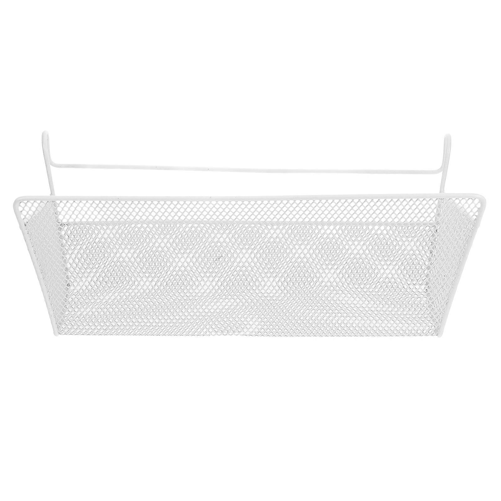 Bunk Bed Shelf Organizer Rectangular Iron Storage Solution Sleek and Modern Design 1Pcs