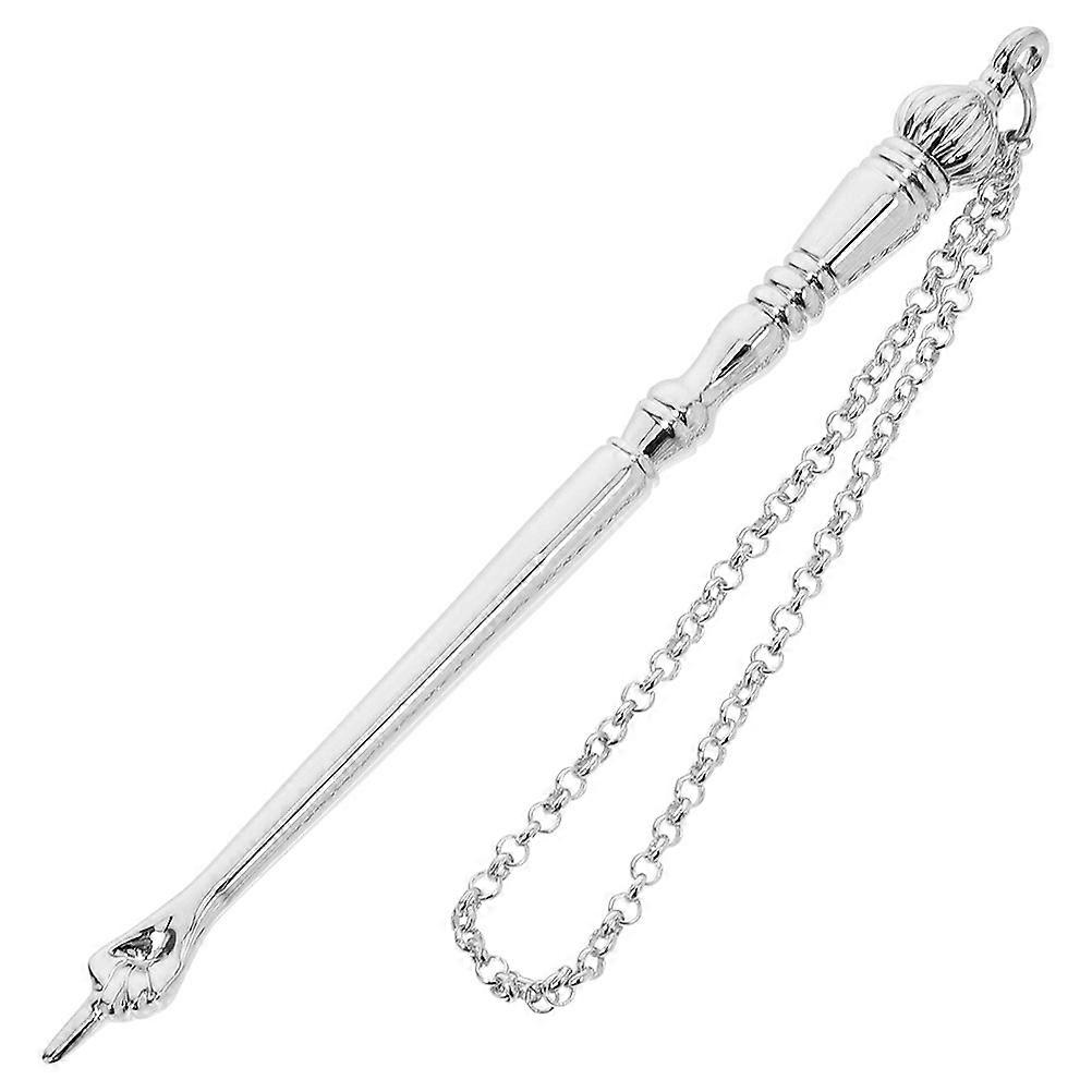 Elegant Silver Yad Hand Pointer for Reading Precision Design Ergonomic Comfort Durable Zinc Alloy 17cm